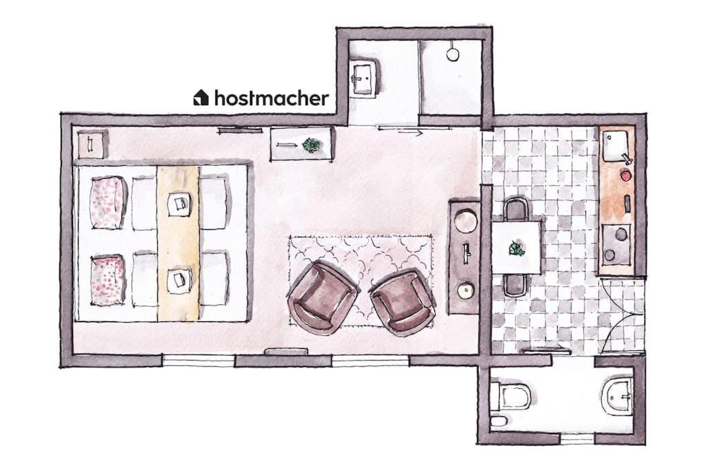 维也纳Practical 1Br Flat By Center By Hm公寓 外观 照片